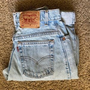 Vintage Levi’s; high waisted mom jean style